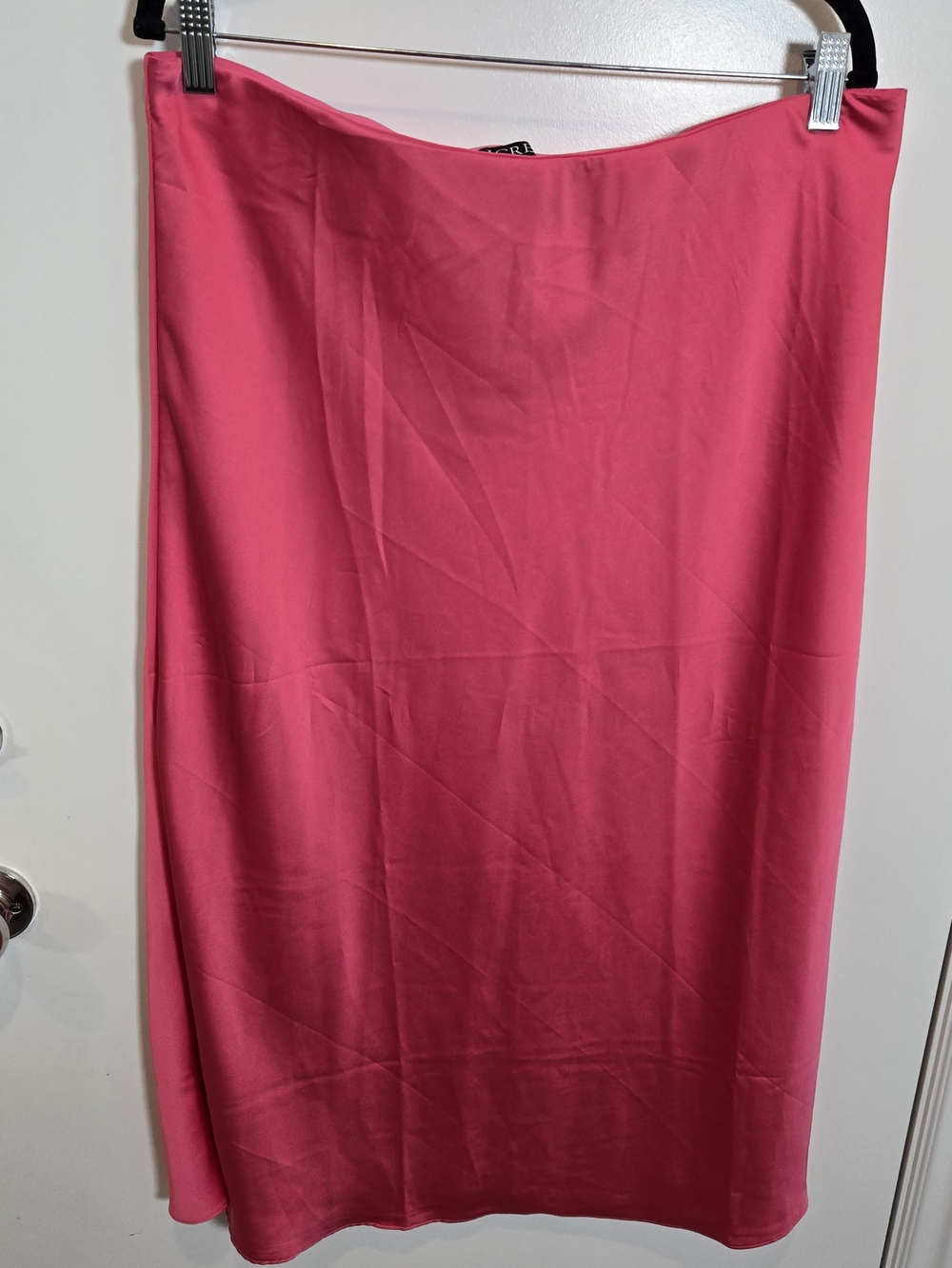 J. Crew Hot Pink Gwyneth Midi Slip Skirt